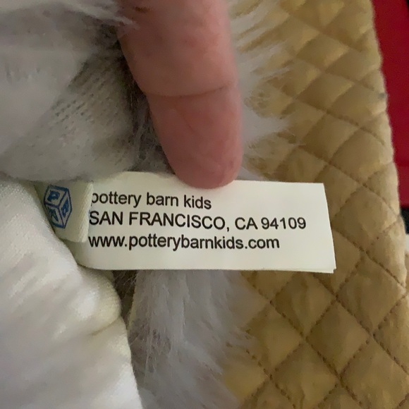 Pottery Barn Kids 26" Plush Stuffed Unicorn Animal Pink Shirt Gray Skirt - Picture 5 of 6